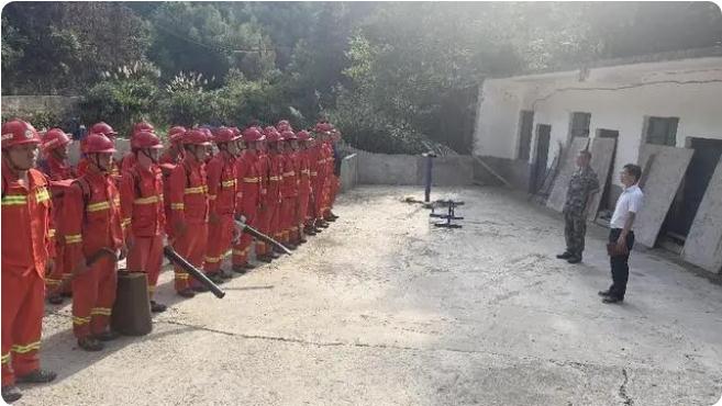 道縣組織應急滅火演練， 筑牢森林防火屏障